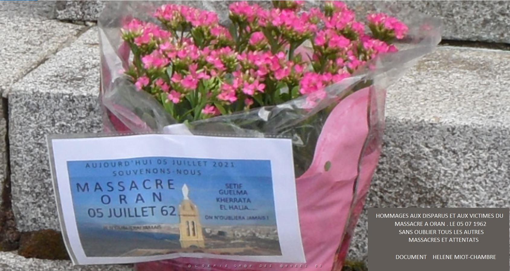 ST EX HOMMAGE AUX DISPARUS ET AUX VICTIMES DU MASSACRE  05 07 1962 A ORAN  (2).JPG